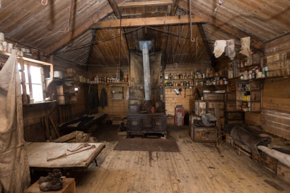 Shackletons Hütte#}
