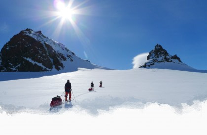 Ski-Trekking in der Antarktis#}