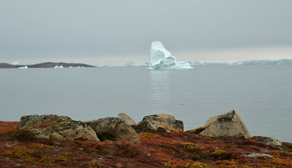 Scoresby Sund al este de Groenlandia- Auroras boreales