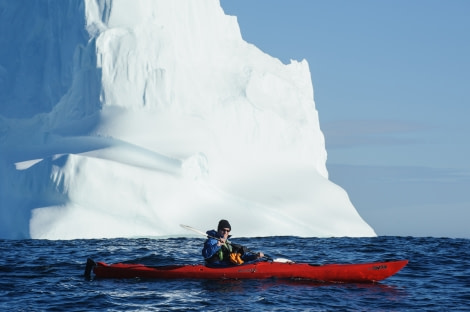 Greenland coastline kayaking