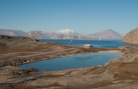 Fjord view from the tundra