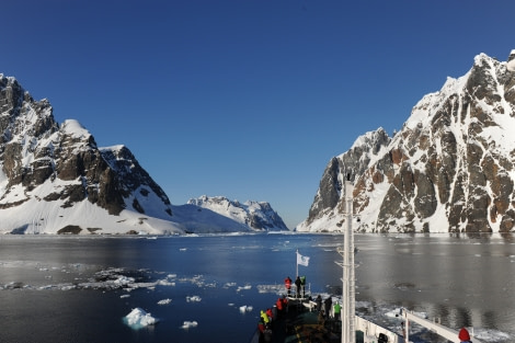 Cruising through Antarctic waters
