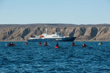 Greenland coastline kayaking