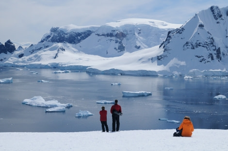 Enjoying the fantastic view that Antarctica provides you