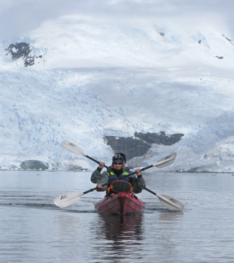 Kayaking in Antarctica