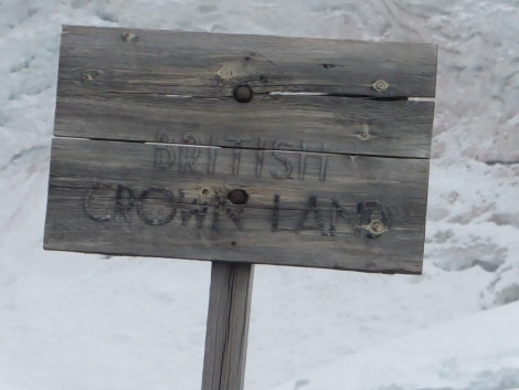 OTL28-17, Ross Sea,Day 26 Victoria Salem. Crown Land sign, Wordie House-Oceanwide Expeditions.JPG