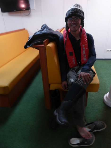 OTL29-17,Day 3 Victoria Salem. Boots & lifejacket handout-Oceanwide Expeditions.JPG