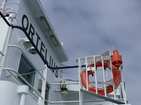 OTL27-20, Ortelius sign on bridge wing, Victoria Salem -Oceanwide Expeditions.JPG