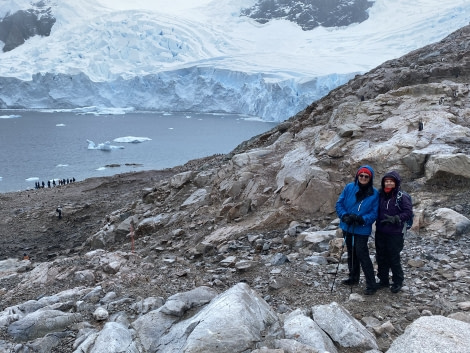 PLA32-20, Day 06, 14 March, two ladies at Neko hill Neko Harbour, Dorette Kuipers - Oceanwide Expeditions.jpg