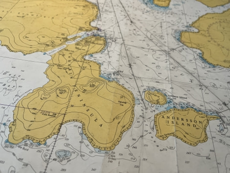 OTL23-22, Day 4 Fridtjof Sound map - Hazel Pittwood © Hazel Pittwood - Oceanwide Expeditions.JPG