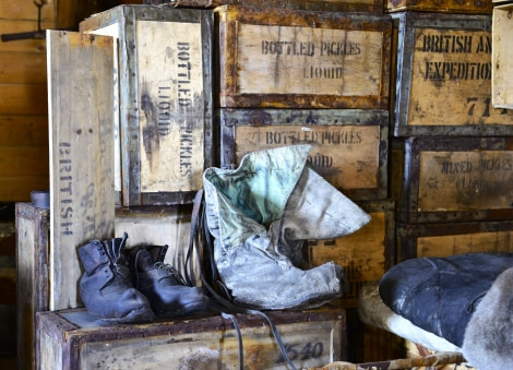 OTL28-23, Day 14, 2Mar23a-Boots in hut-Gary Miller © Gary Miller - Oceanwide Expeditions.JPG