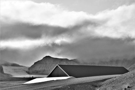 Ny Alesud black and white Ny Alesud black and white