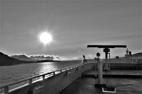Black and white sunset from Hondius Black and white sunset from Hondius