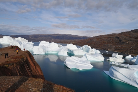 Icebergs graveyard near the Red Island Icebergs graveyard near the Red Island