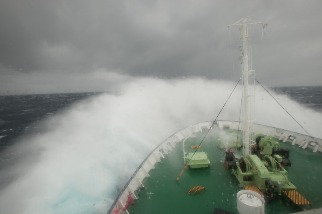 antarctica cruise rough seas