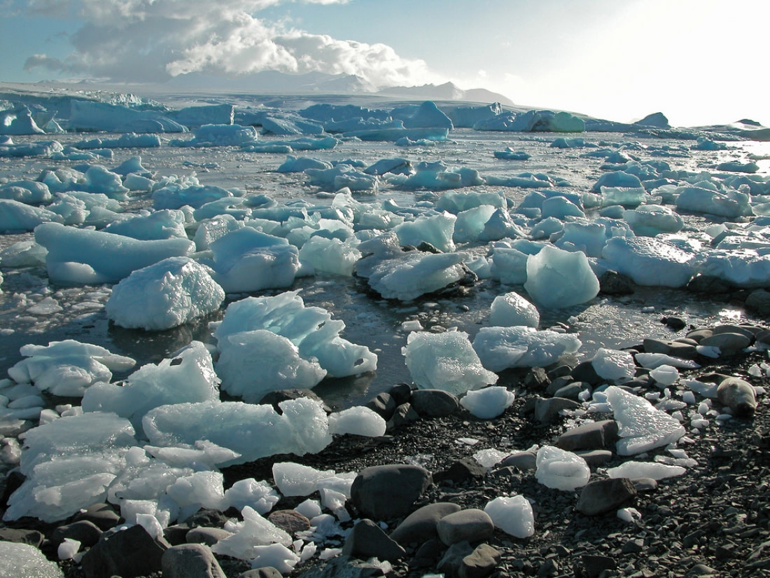 Ice floe, ice formation