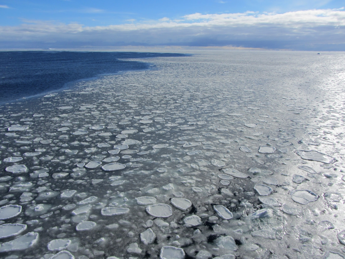 Ice floe, ice formation