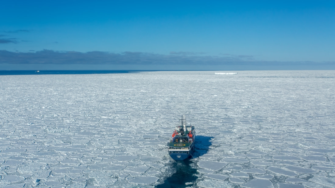 Ice floe, ice formation