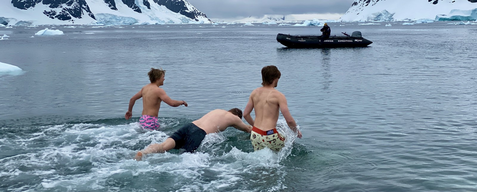 Taking the Polar Plunge in Antarctica