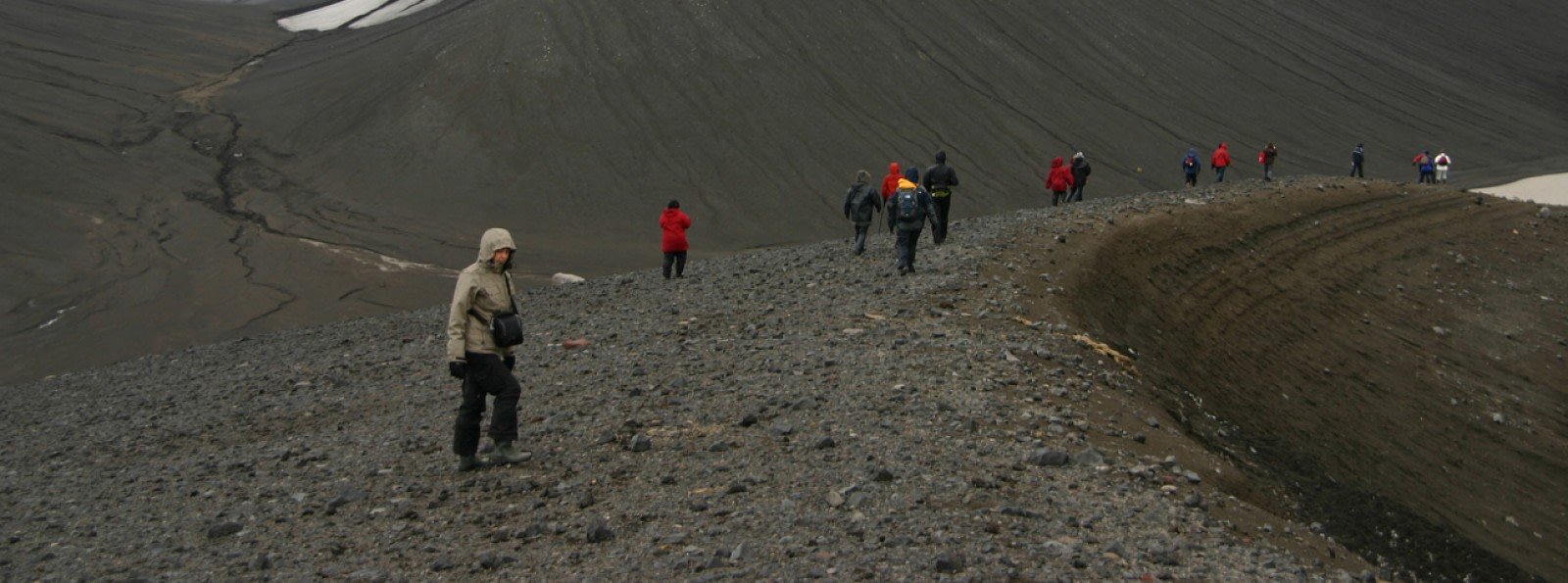 Hiking auf Deception Island