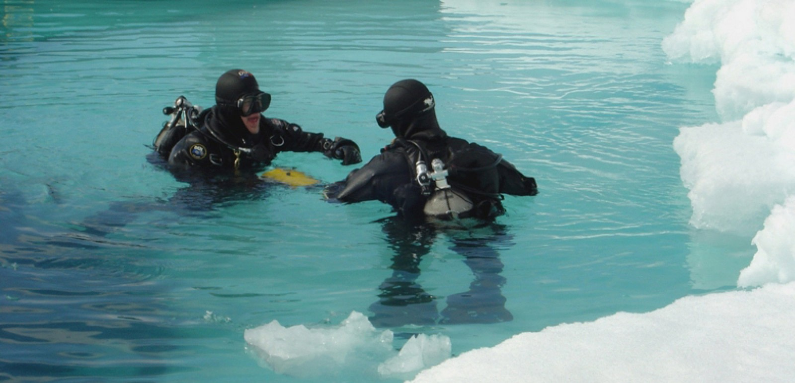 Diving in Spitsbergen