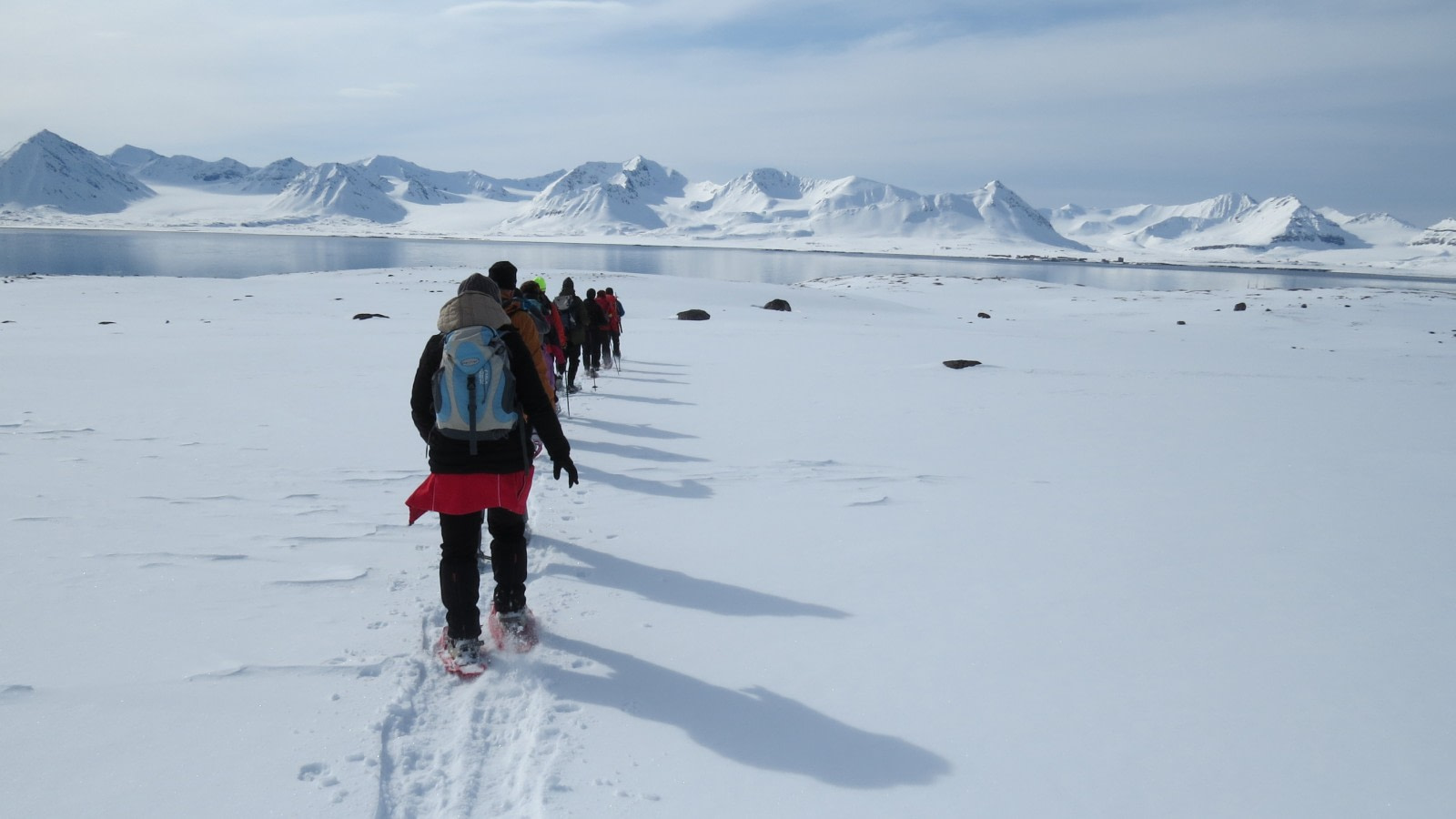 Snowshoe hike, North Spitsbergen, Arctic Spring  © Elisa Stol-Oceanwide Expeditions
