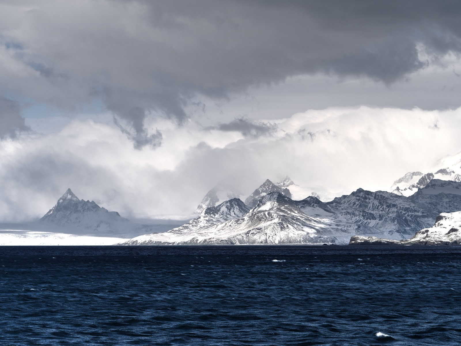 South Georgia from sea