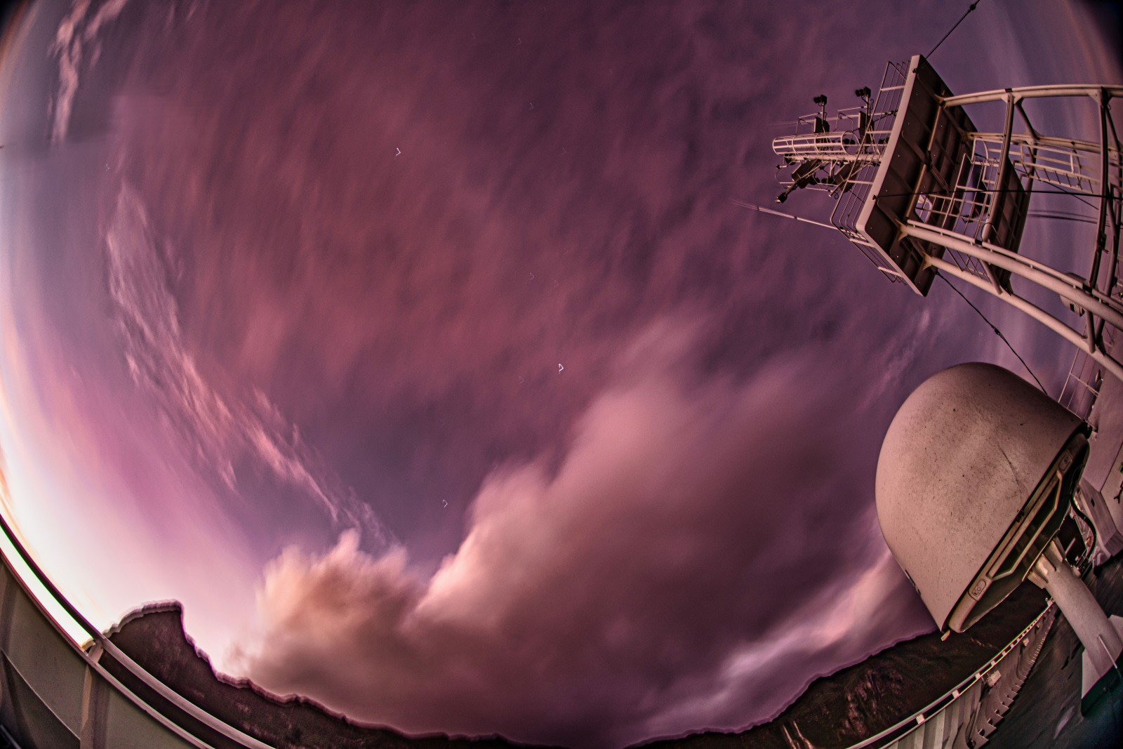 Magical hour above Inaccessible Island