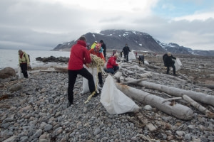 Cleaning the shores