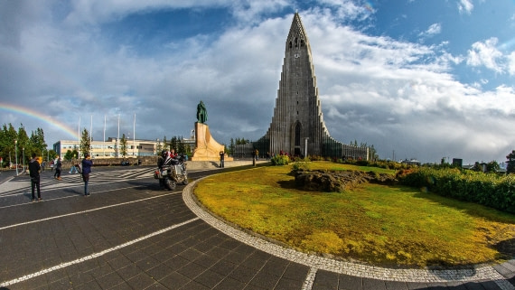 Hallgrimskirkja church, reykjavik, iceland 8/2017