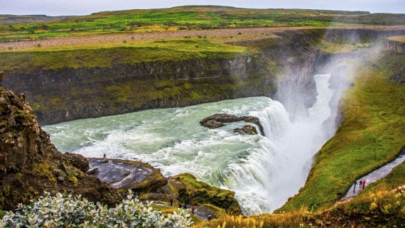 Gullfoss falls, Golden Triangle, iceland