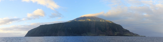 PLA35-18 Tristan Da Cunha at sun rise