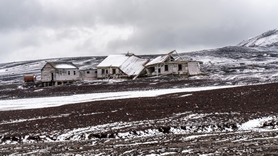 Whalers Bay Deception Island Abandoned Housing