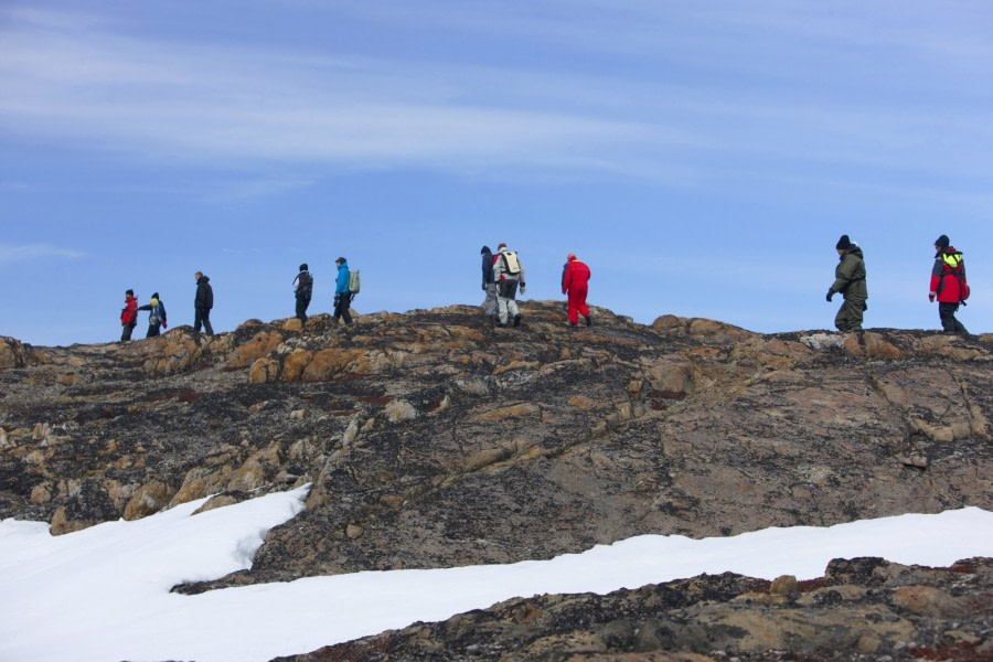 Hiking somewhere between Aasiaat and Nuuk