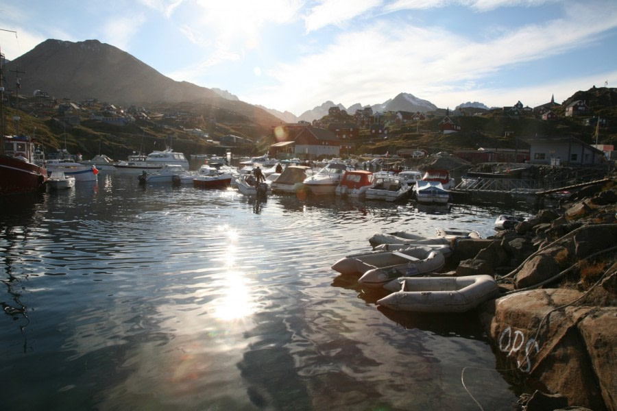 Ammassalik small harbour & settlement