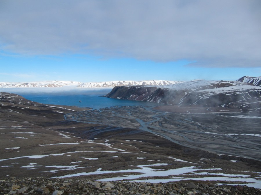 Stunning view from above from Jan mayen