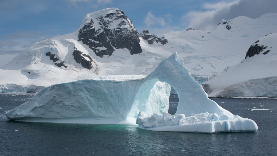 One of the many icebergs floating around you in Antarctic waters