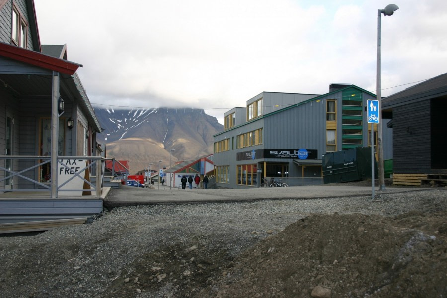 Longyearbyen's little city center