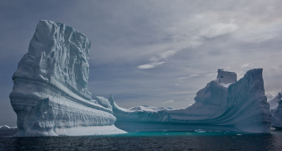 Majestic blue iceberg