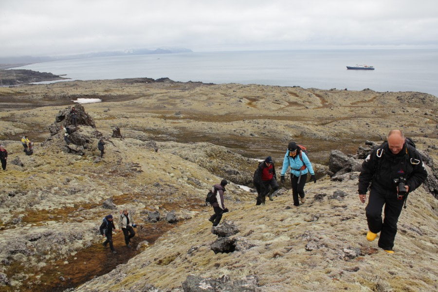 Hiking on Jan Mayen