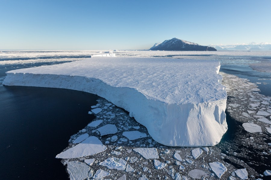 Table iceberg, Cape Adare, Ross Sea