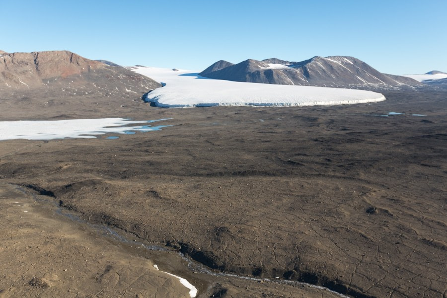 Commonwealth Glacier in the Dry Valleys, Ross Sea