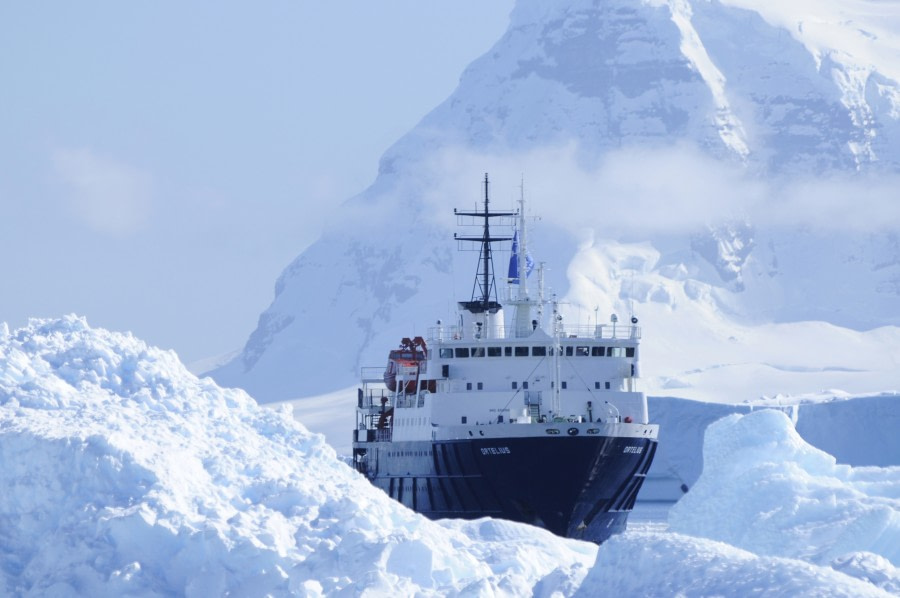 Ortelius at Cuverville, Antarctica, January