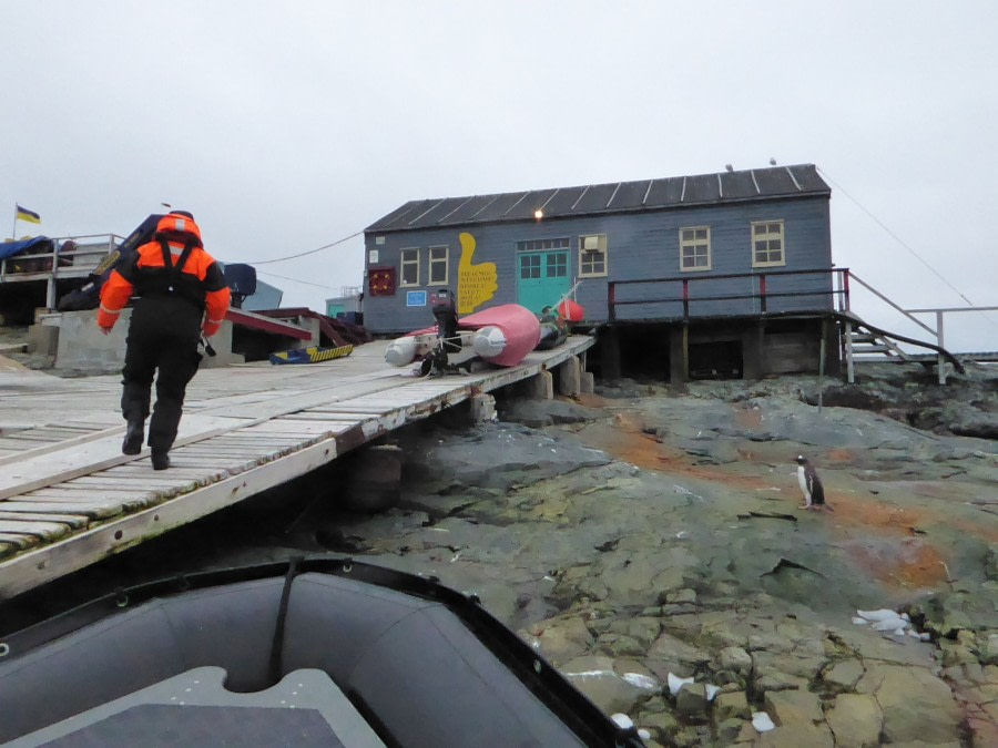 OTL28-17, Ross Sea,Day 26 Victoria Salem. Arriving at Vernadsky-Oceanwide Expeditions.JPG