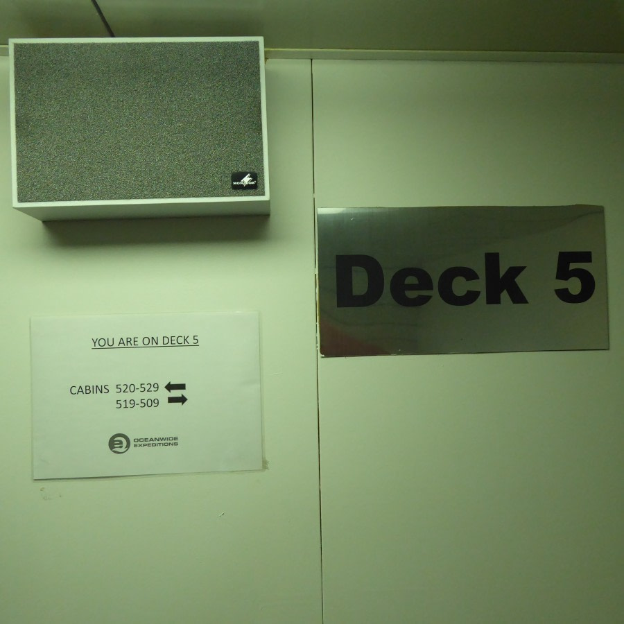 OTL28-17, Ross Sea,Day 19 Victoria Salem. Staircase signs-Oceanwide Expeditions.JPG