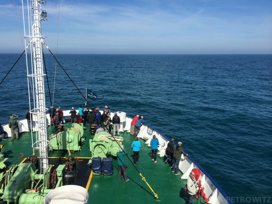 At sea towards Aberdeen