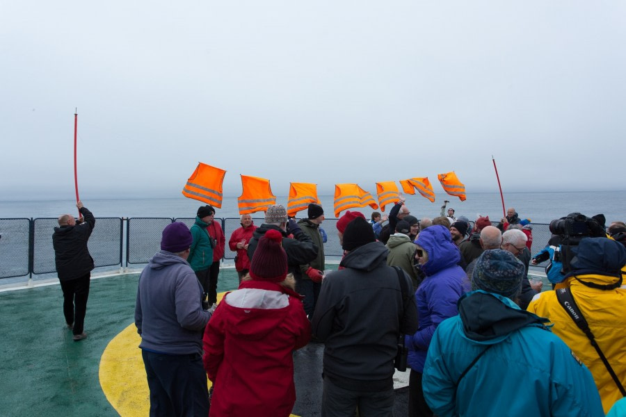 At sea towards Jan Mayen