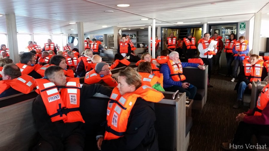 Einschiffung in Longyearbyen, Isfjord