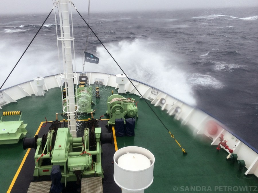 At sea towards Spitsbergen/Svalbard