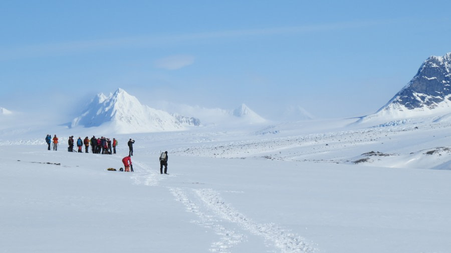 Snowshoe hike, North Spitsbergen, Arctic Spring  © Elisa Stol-Oceanwide Expeditions